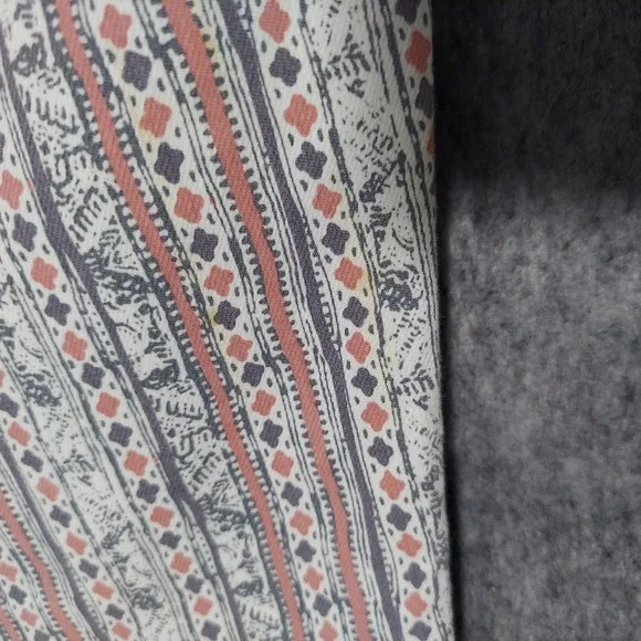 Free People Pants 27 Rotary Geo Striped Ankle Skinny Retro Mod Boho Cottage Core - Picture 15 of 16